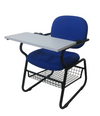 FULL PAD WRITING CHAIR WITH CUSHION AND BOTTOM STORAGE , MODEL: C 448