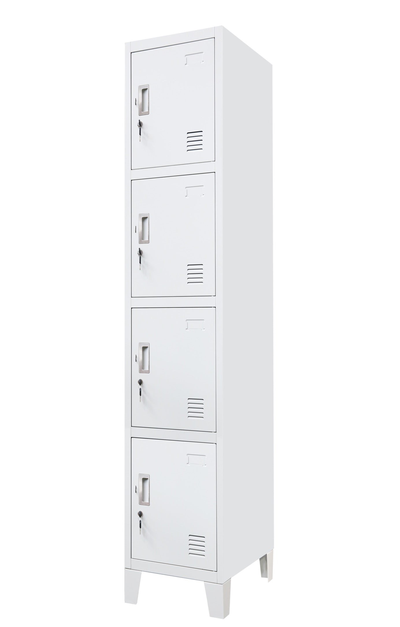 Single Column 4 Door Personal Locker L-B4 – Sathya Furniture World