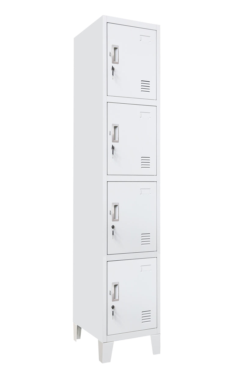 Single Column 4 Door Personal Locker L-B4 – Sathya Furniture World